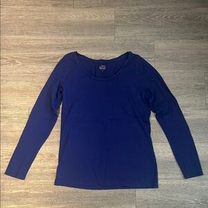 Loft Women's Blue Long Sleeve Top
